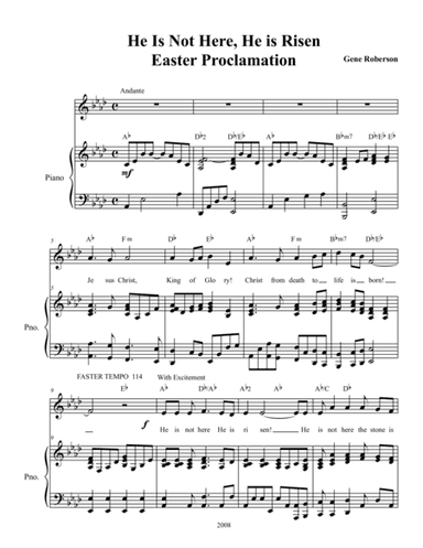 He is Not Here, He is Risen!