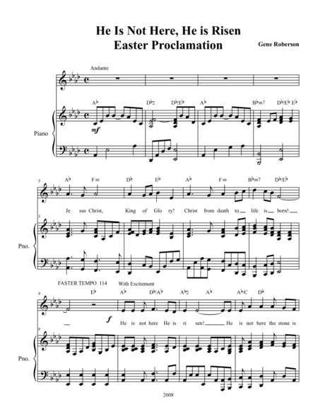 He is Not Here, He is Risen!