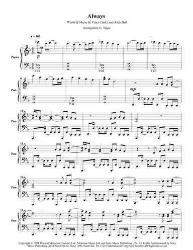 Always (arr. G. Tiago)