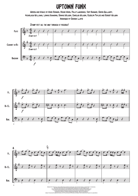 Uptown Funk (arr. Darren Lloyd)