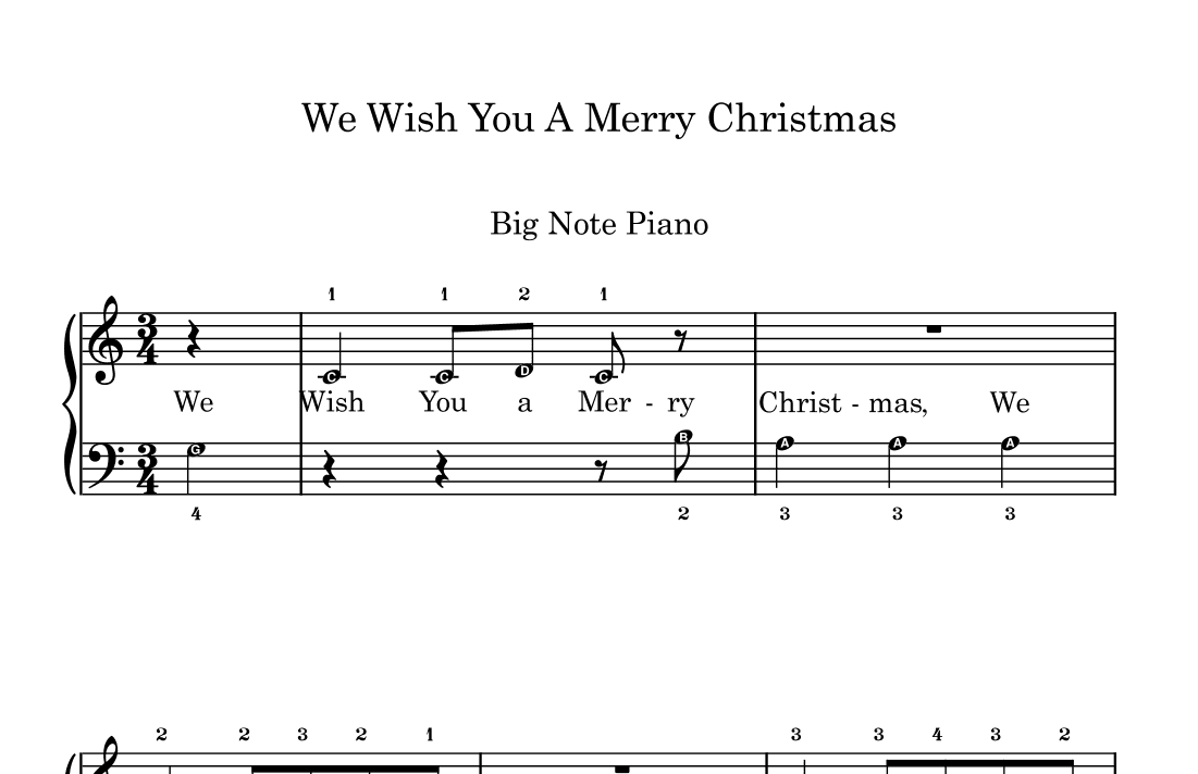 We Wish You A Merry Christmas (arr. Julie Wormald)