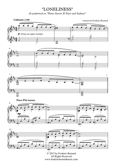 Loneliness (Sad Piano)