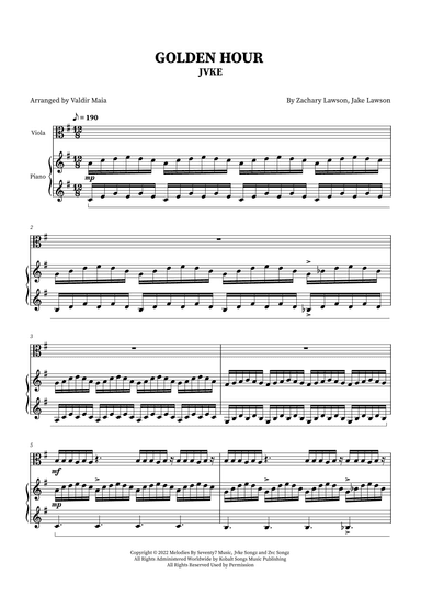 Golden Hour (arr. Valdir Maia)