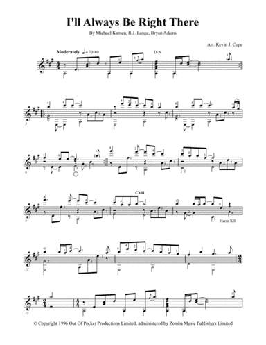 I'll Always Be Right There (arr. Kevin J. Cope)