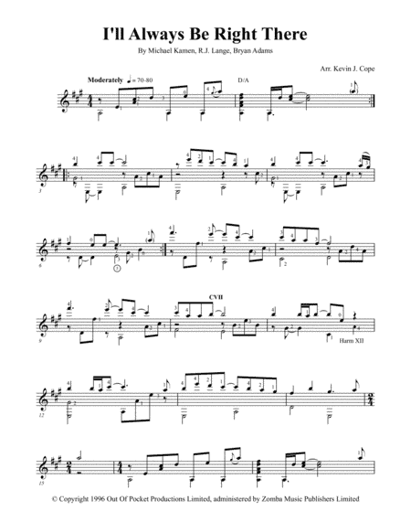 I'll Always Be Right There (arr. Kevin J. Cope)