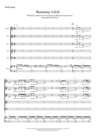 Runaway (arr. Ben Swan)