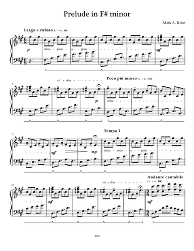 Prelude in F# minor