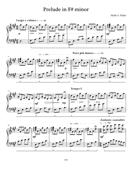 Prelude in F# minor