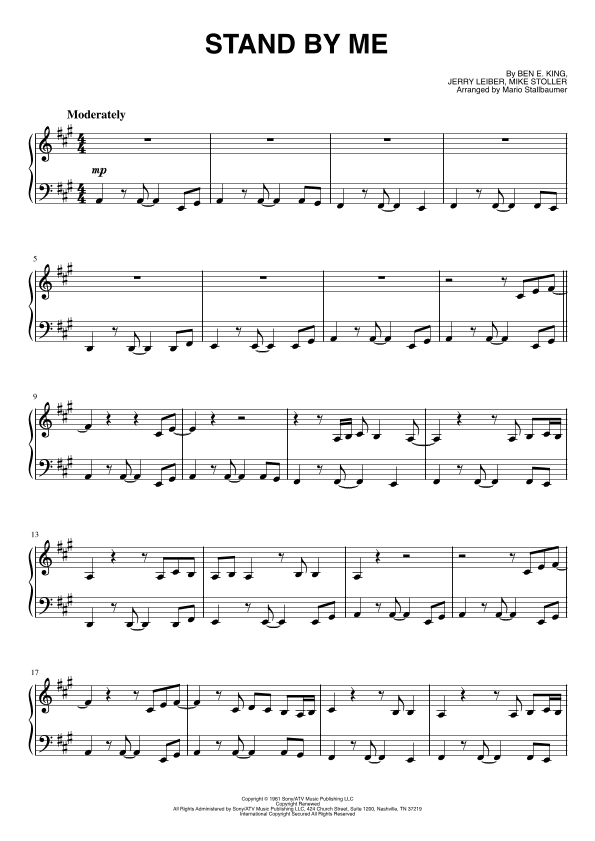 Stand By Me (arr. Mario Stallbaumer)