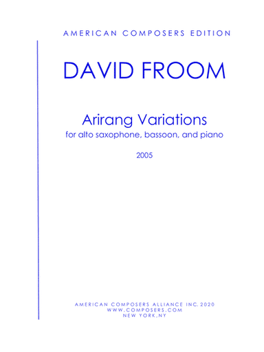 [Froom] Arirang Variations