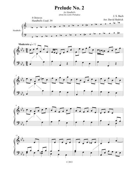 Prelude No. 2 (from "Six Little Preludes") (arr. W. David Hedrick)