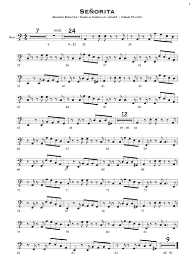 Senorita (arr. Omar Felipe (Spanish guitarist))