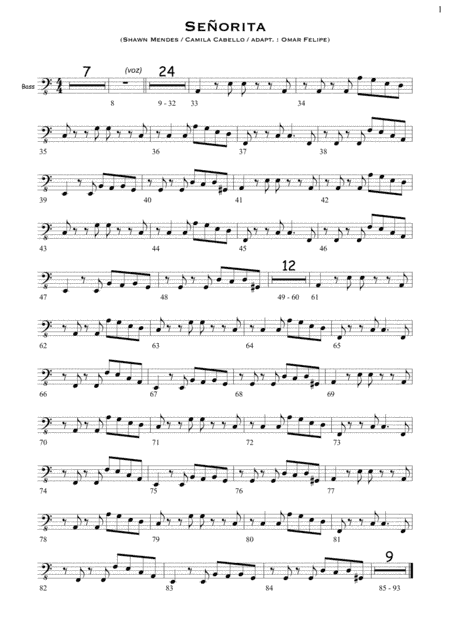 Senorita (arr. Omar Felipe (Spanish guitarist))