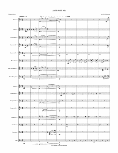 Abide With Me (arr. David Sampson)