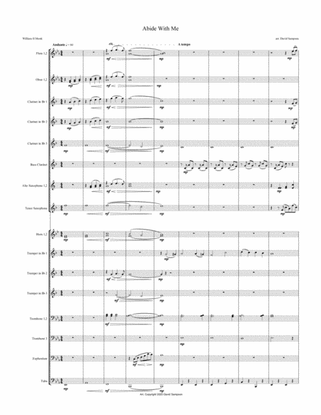Abide With Me (arr. David Sampson)