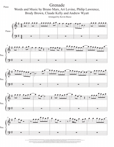 Grenade (arr. Kevin Busse)
