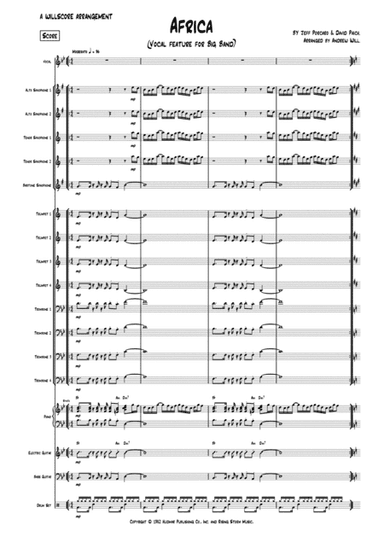 Africa (arr. Andrew Will)