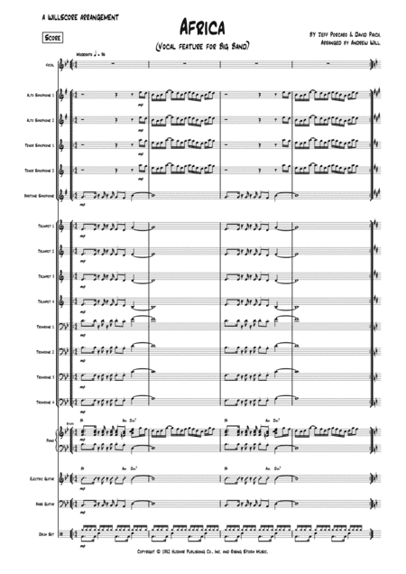 Africa (arr. Andrew Will)
