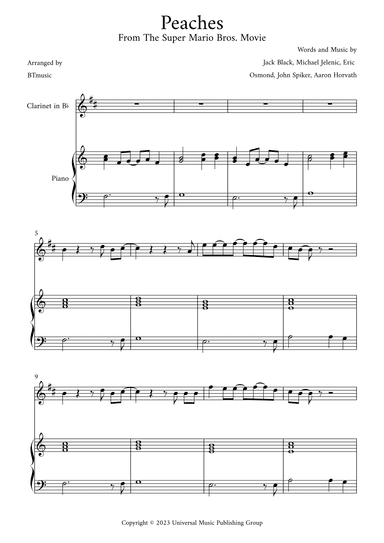 Peaches (arr. BTmusic)