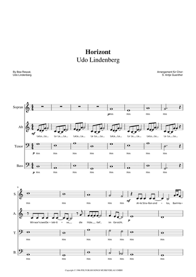 Horizont (arr. Antje Günther)