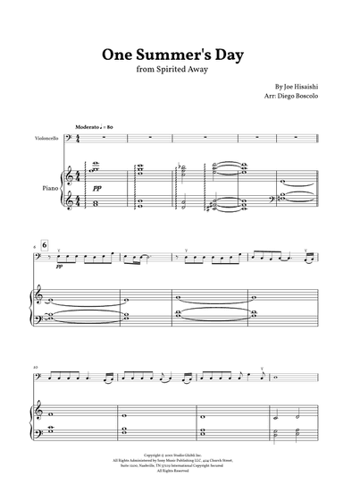 One Summer's Day (arr. Diego Boscolo)