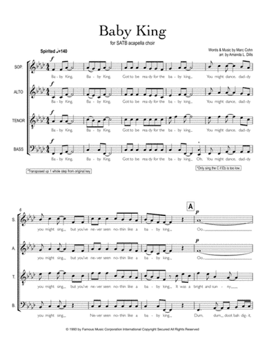 Baby King (arr. Amanda Dills)