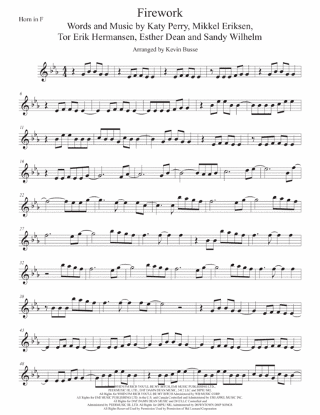 Firework (arr. Kevin Busse)