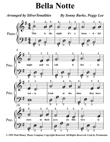 Bella Notte (arr. SilverTonalities)