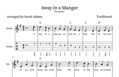 Away in a Manger (arr. Sarah Adams)
