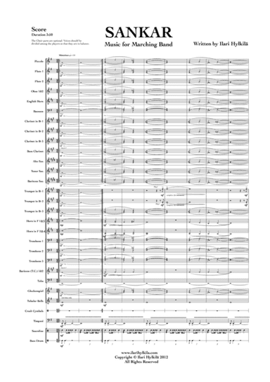 SANKAR for Marching Band or Concert Band