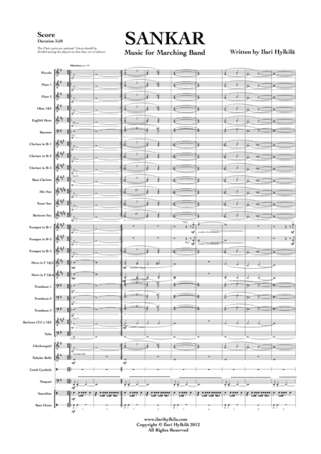 SANKAR for Marching Band or Concert Band
