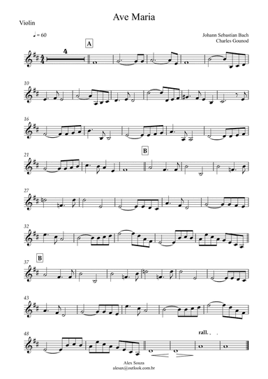 Ave Maria (arr. Alex Souza)