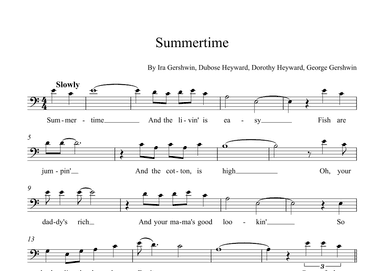 Summertime (arr. Alex Nunes Rodrigues)