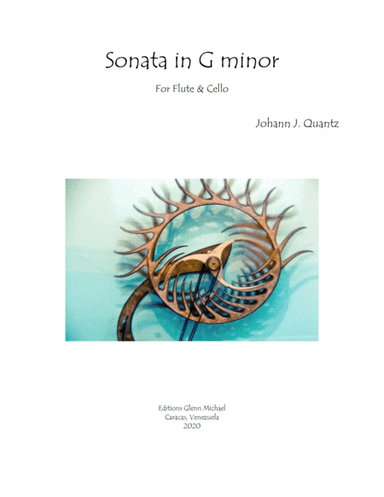 Quantz Sonata for flute & cello in G (arr. Editions Glenn Michael, Caracas, Venezuela)