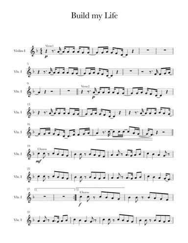 Build My Life (arr. S McLoughlin)