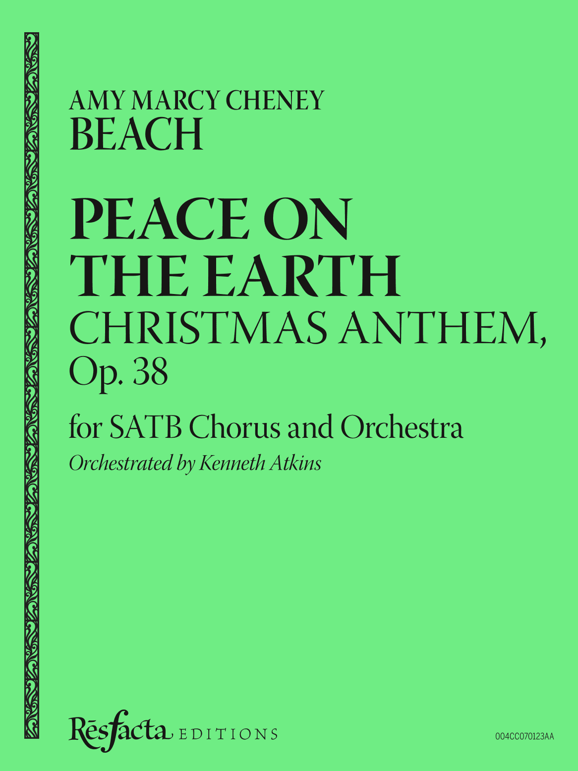 Peace on the Earth: Christmas Anthem, Op. 38 (arr. Kenneth Atkins)