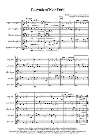 Fairytale Of New York (arr. Kayleigh Huelin)