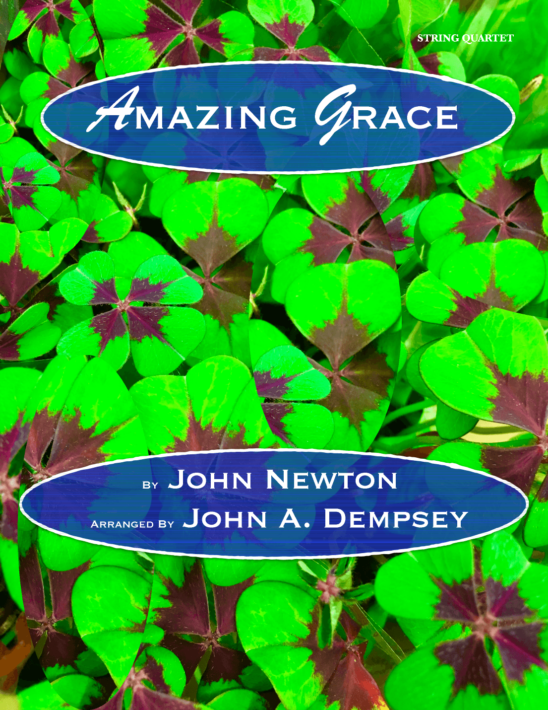 Amazing Grace (String Quartet): Three Violins and Cello (arr. John A. Dempsey)