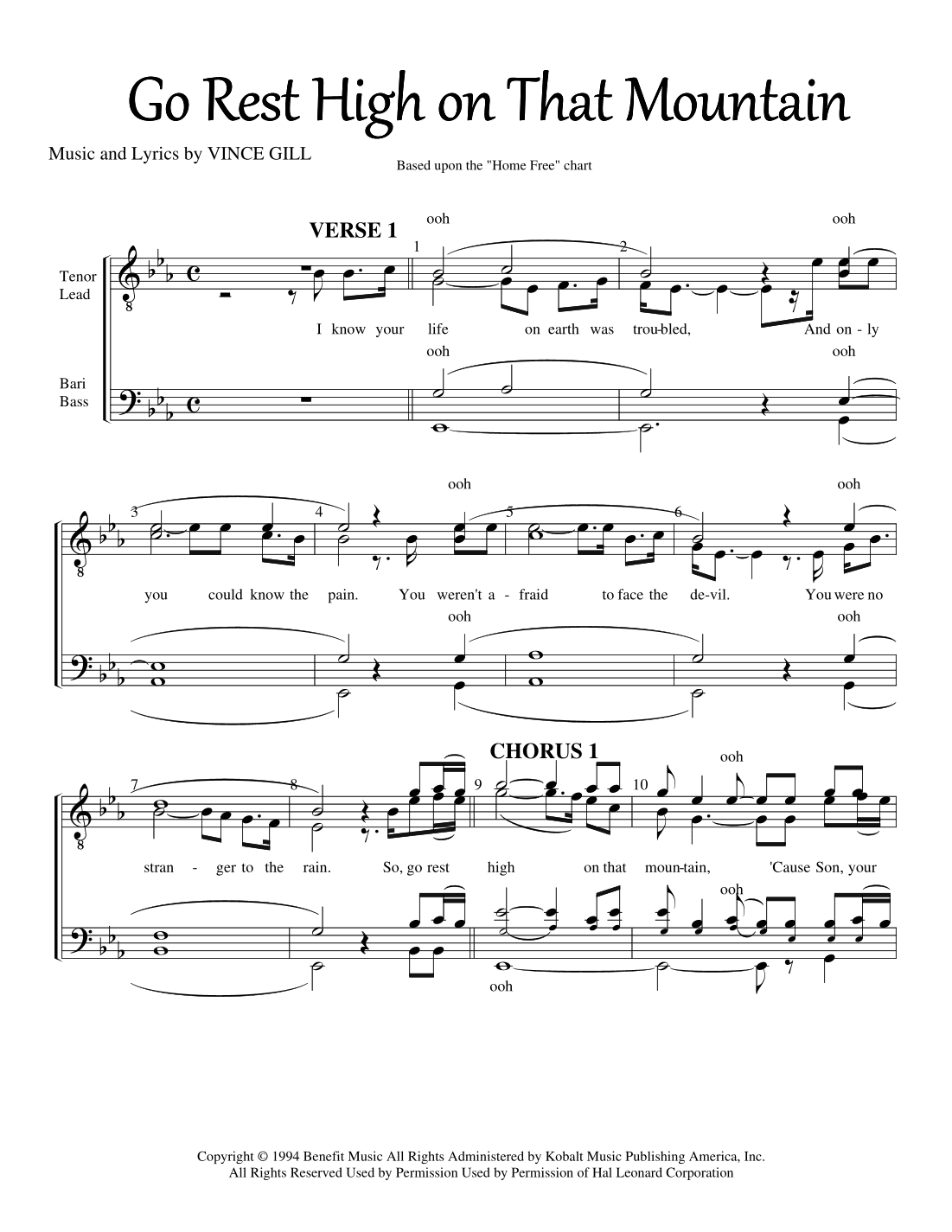 Go Rest High On That Mountain (arr. Kevin Keller)