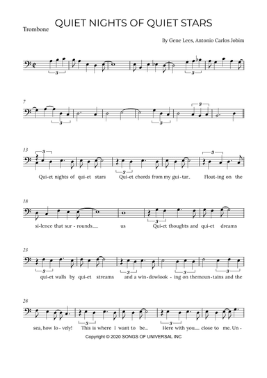 Quiet Nights Of Quiet Stars (arr. Alex Nunes Rodrigues)