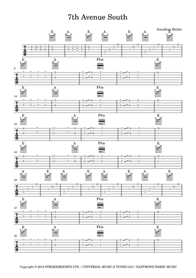 Seventh Avenue South (arr. The Smelly Tele)