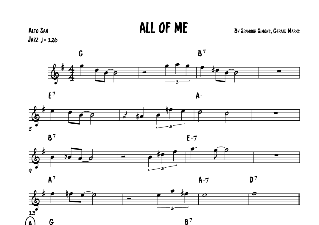 All Of Me (arr. Leo Silva)