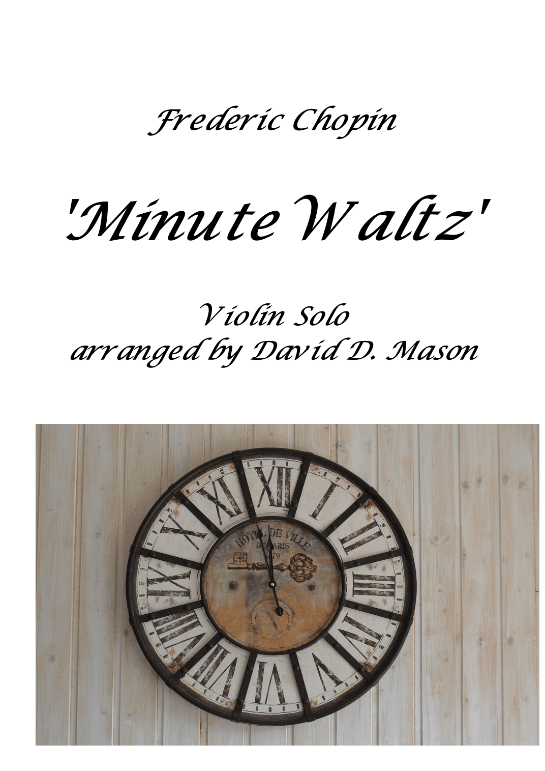 'Minute Waltz' (arr. David D. Mason)