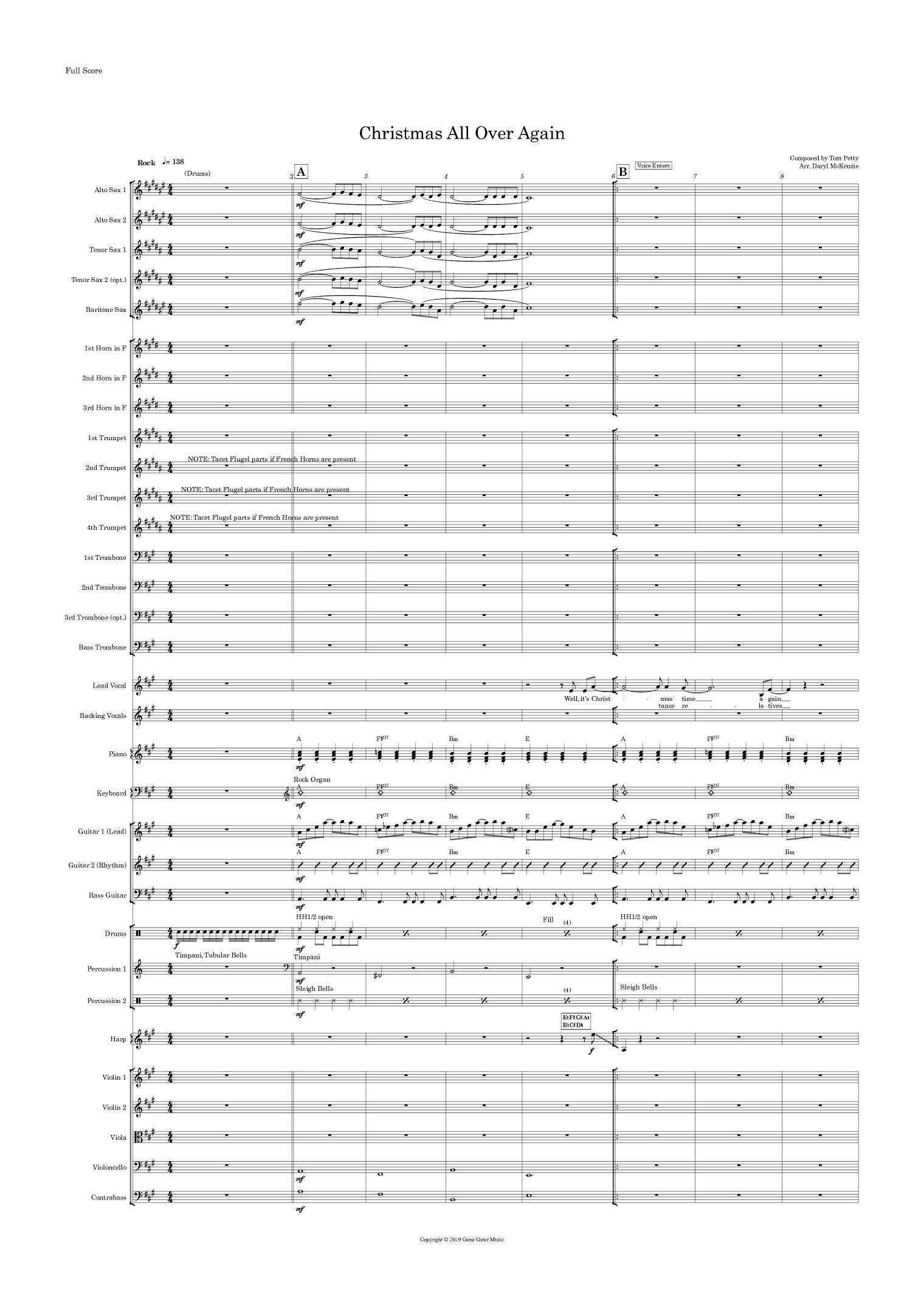 Christmas All Over Again (arr. Daryl McKenzie)