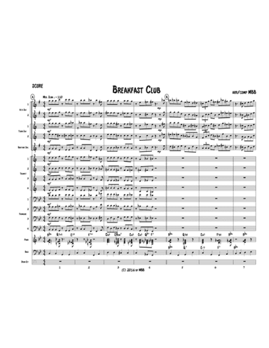 Breakfast Club from the Michael BB Quartet CD "Guided Tour"