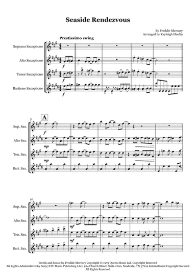 Seaside Rendezvous (arr. Kayleigh Huelin)