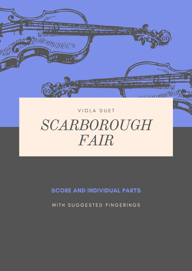 Scarborough Fair Easy Viola Duet (arr. Douglas Wattson)