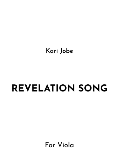 Revelation Song (arr. Jireh J.)