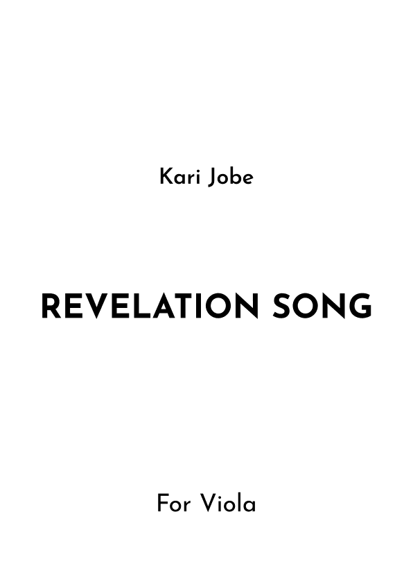 Revelation Song (arr. Jireh J.)