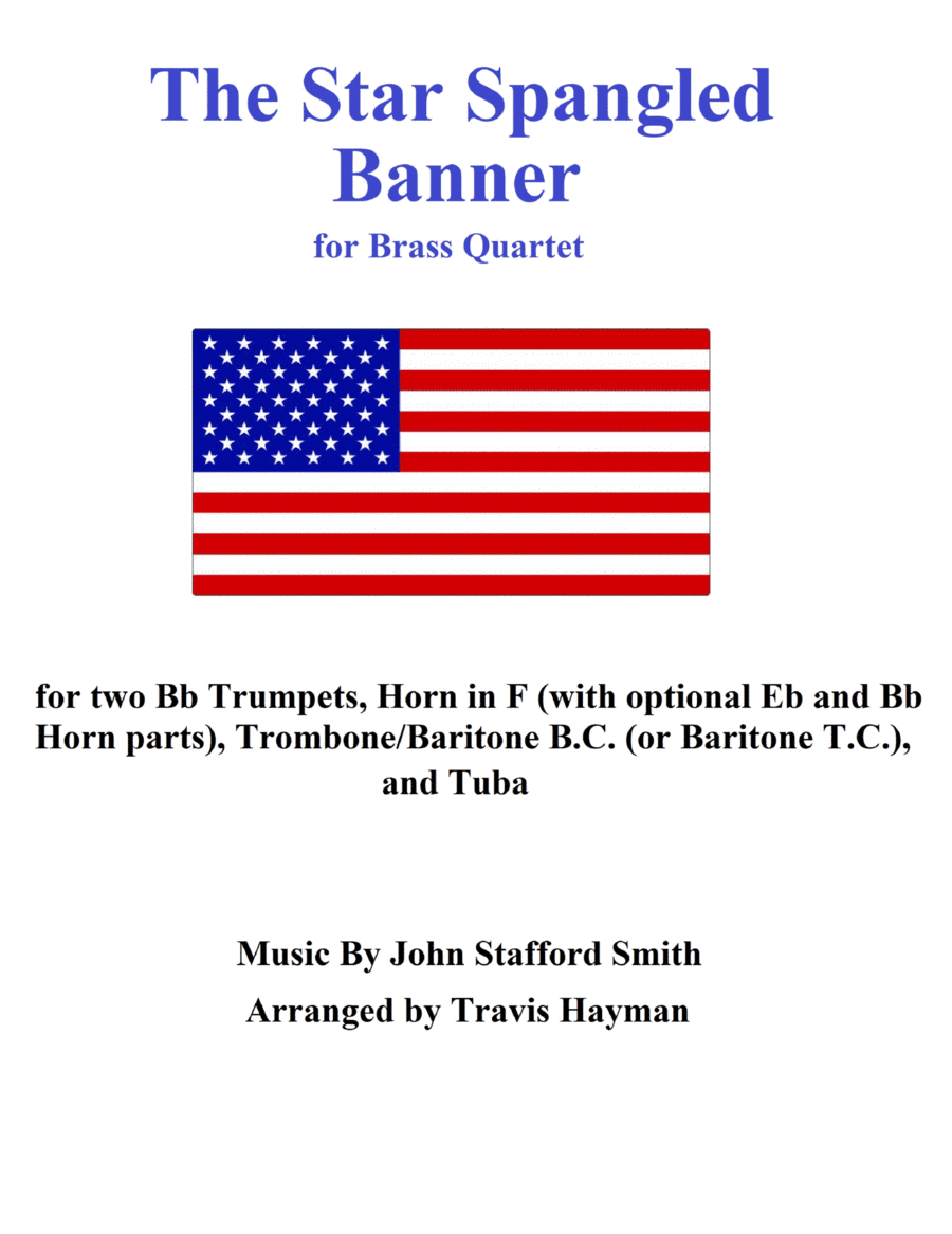 The Star Spangled Banner for Brass Quartet (arr. Travis Hayman)